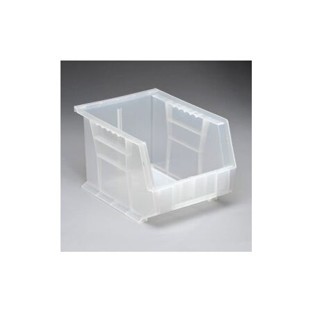 Quantum Storage Systems Hang & Stack Storage Bin, Clear, 6 PK QUS239CL